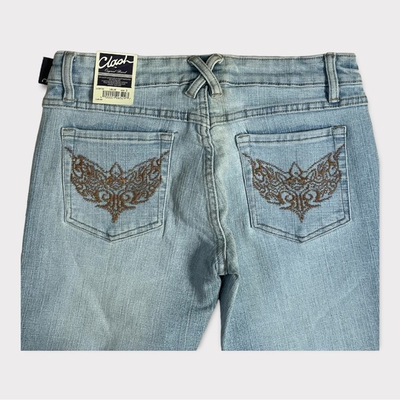 NWT Clash USA Jeans Cropped Capri Size 3 Standard Size 27 - Picture 4 of 6